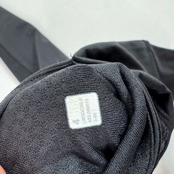 Lululemon Align leggings Womens 4 Black Two Tone Black Full Length Compression - Picture 9 of 11
